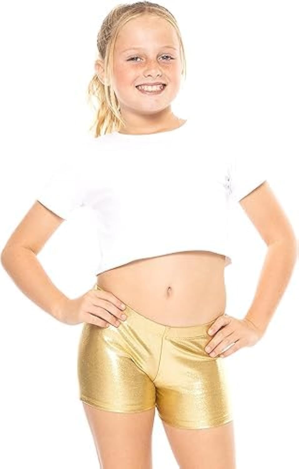 Hot Shorts Disco Leather For Girls