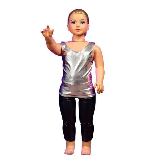 Disco Leather Body Cut For Girls