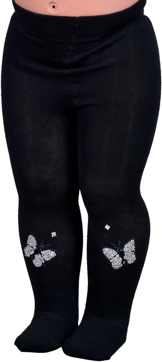 Cotton Lycra Wool Stockings Embroidered-13