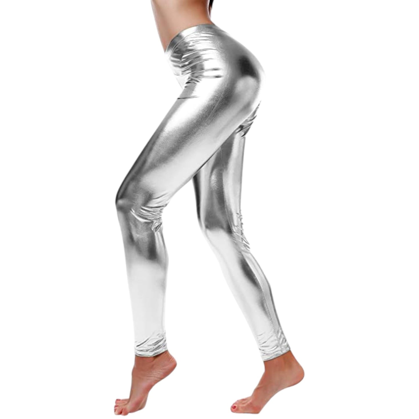 Kids Lycra Girls Leather Disco Sport Stretch
