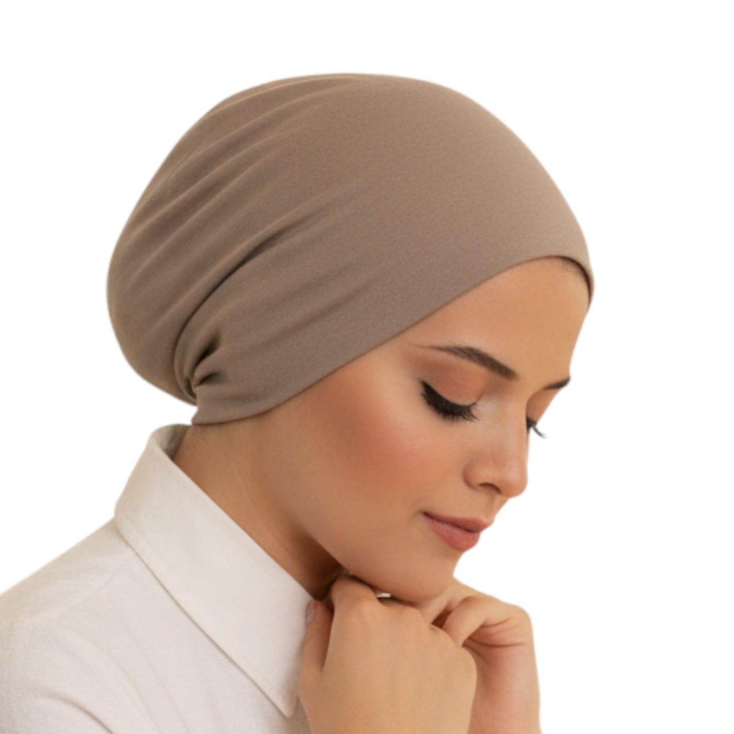 Lycra Thick Seamless Hijab Bonnet,