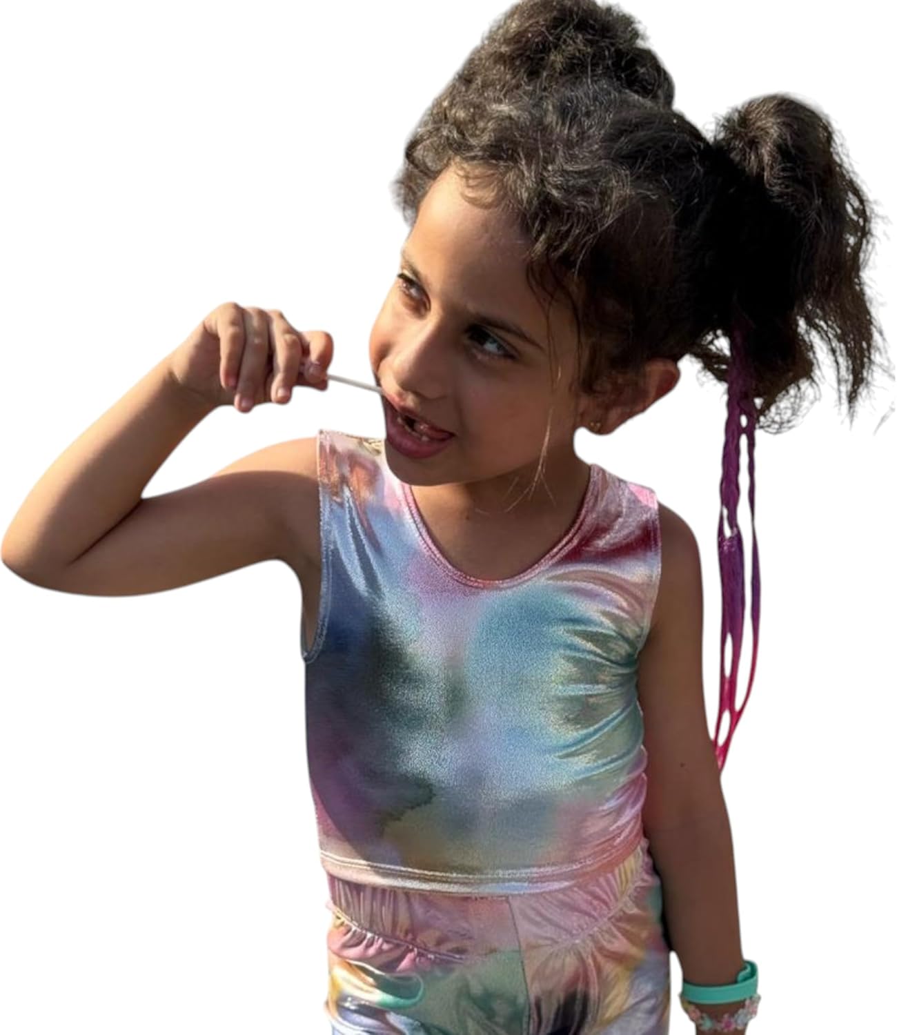 CROP TOP DISCO MULTI COLOR