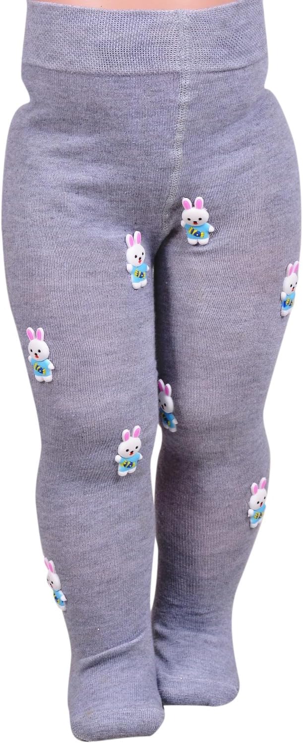 Cotton Lycra Wool Stockings Embroidered-1