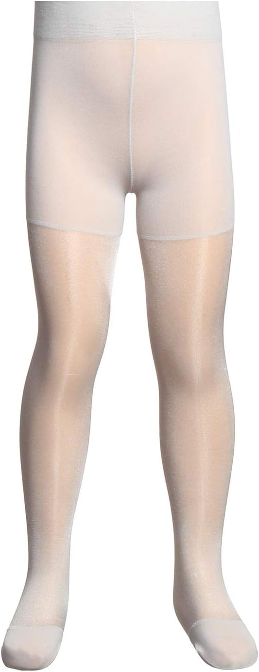 Silvy Crystal Tights For Girls - Grey , 2724633591435