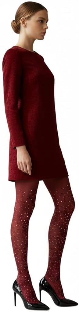 OPAK Lycra Women's Burgundy Maroon Embroidered Phase One Embroidery