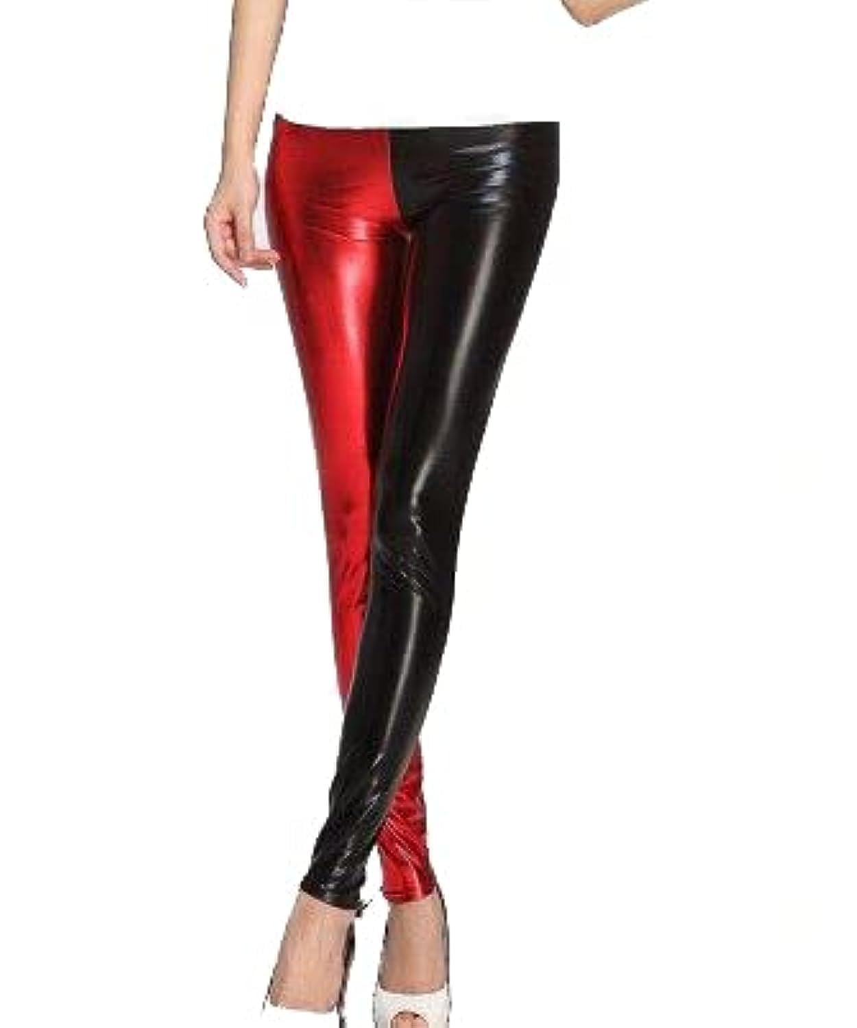 Stretch Sexy Leather Disco Glitter Women Lycra