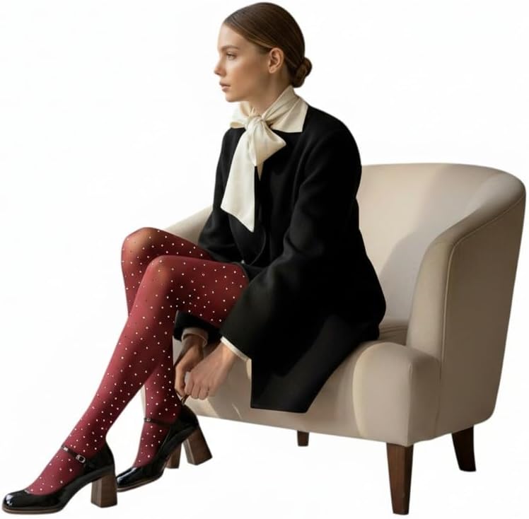 Ghils Opac Maroon Burgundy Embroidered Rhinestone Cologne 90 Danier 70% Polyamide 30% Lycra