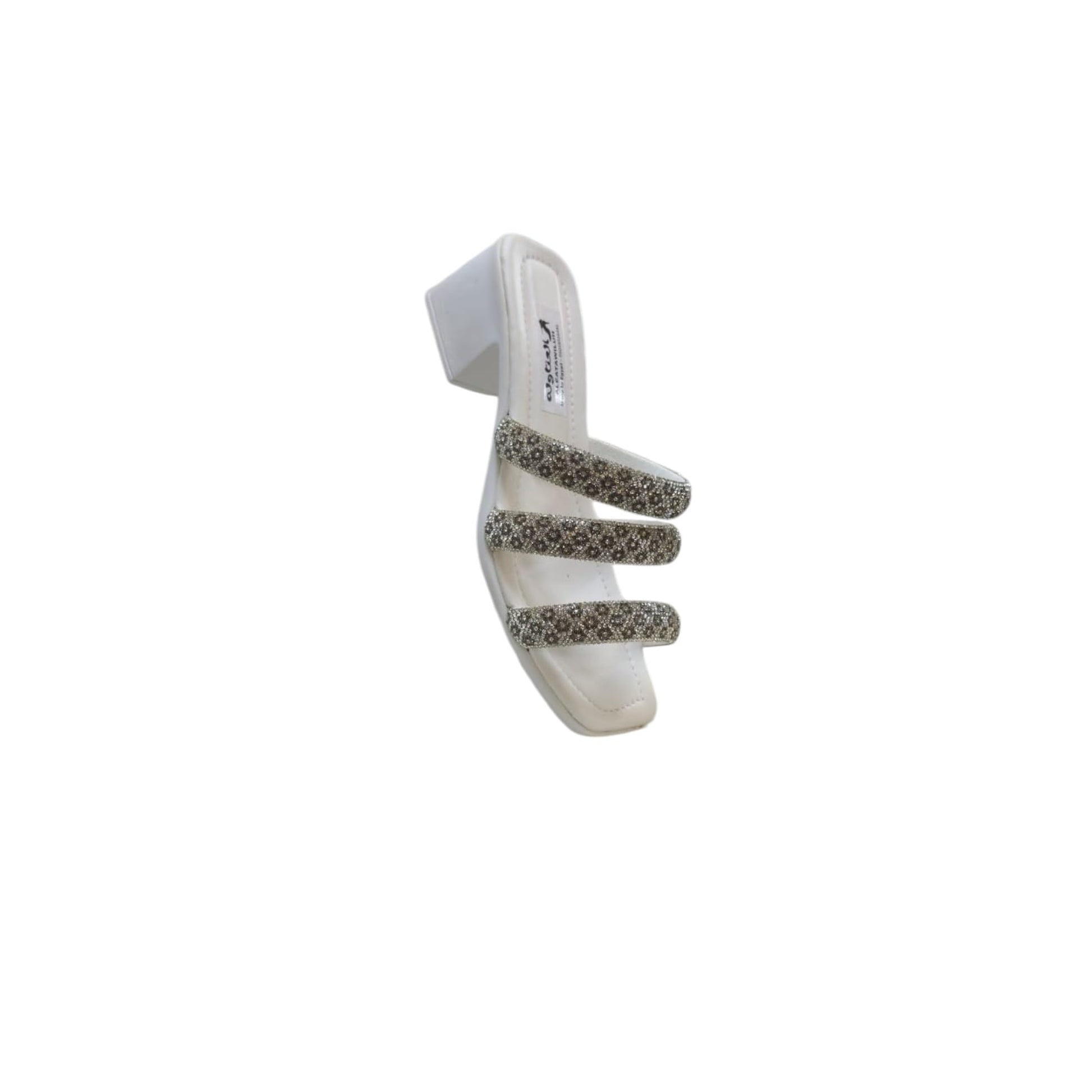 Crystal Sleeper 3 Strap Wedge Heel