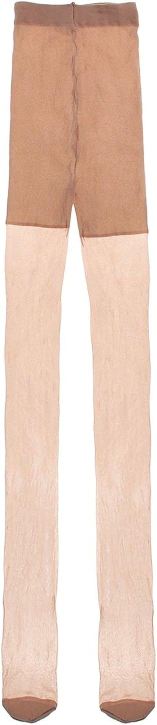 Silvy Voile Tights For Girls (Beige)