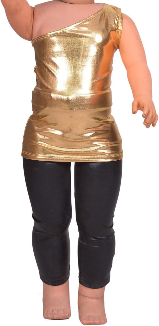 Disco Leather Body Shoulder for Girls-4